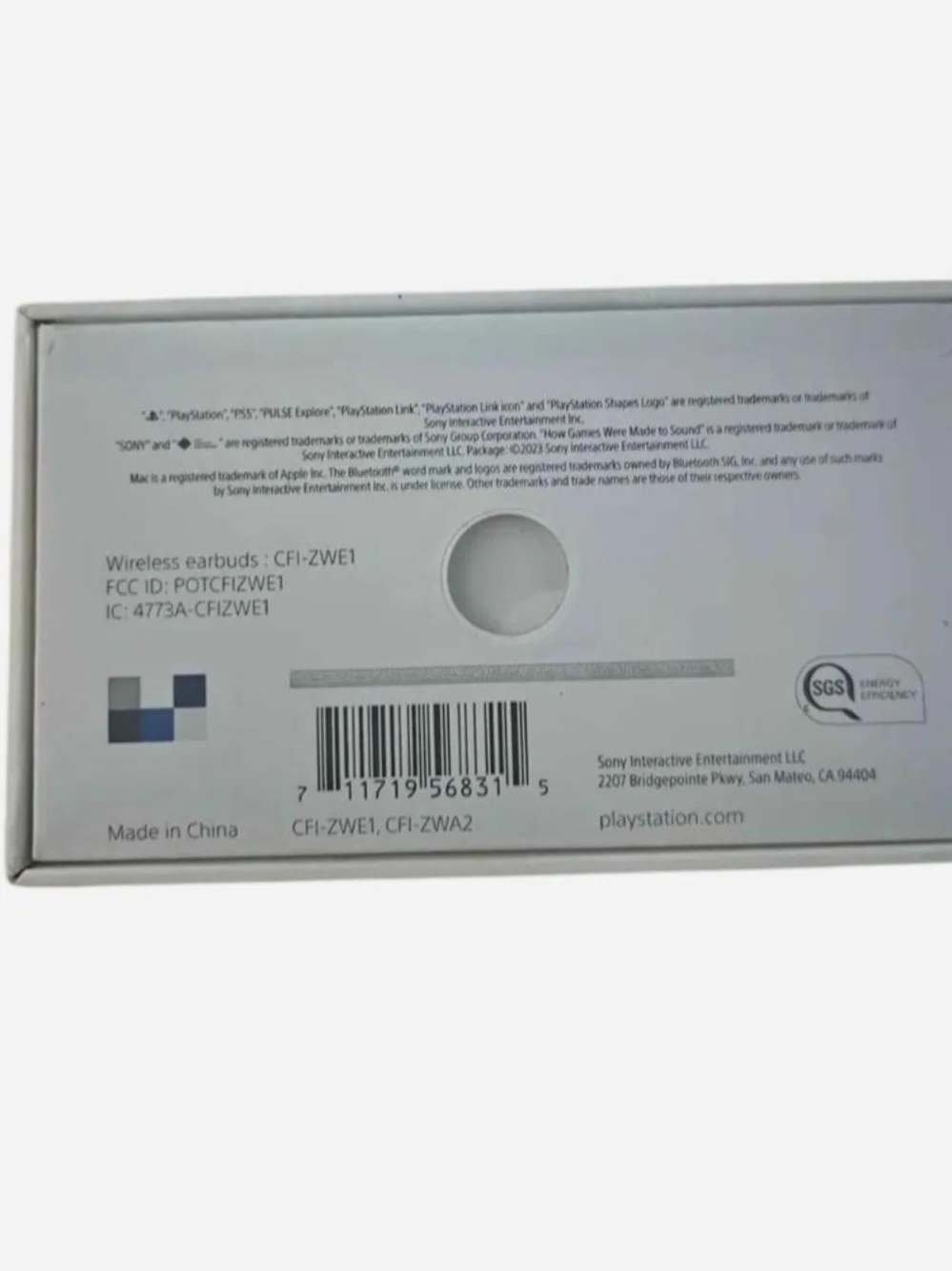Sony PlayStation PULSE Explore Wireless Earbuds (Model CFI-ZWE1) NEW Sealed Box